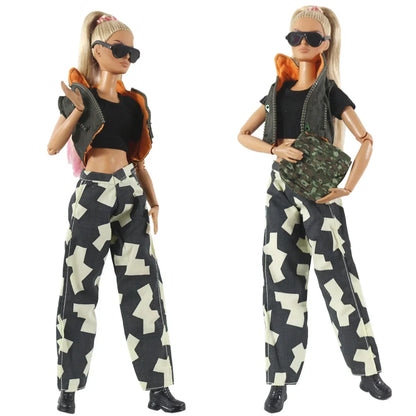 1:6 Scale Doll Clothes – Camouflage Outfit for 11.5-inch (30cm) Dolls, Many Styles, Gift for Girls