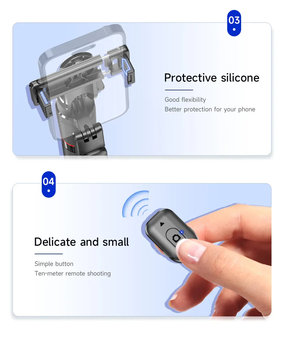 MEUYAG Selfie Stick Tripod – 1708mm Monopod with Fill Light, Bluetooth Remote, 360° Rotation & 1/4” Interface for Mobile Phones