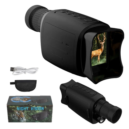 16X Night Vision Monocular - 1080P HD Infrared Digital Zoom Telescope for Outdoor Viewing