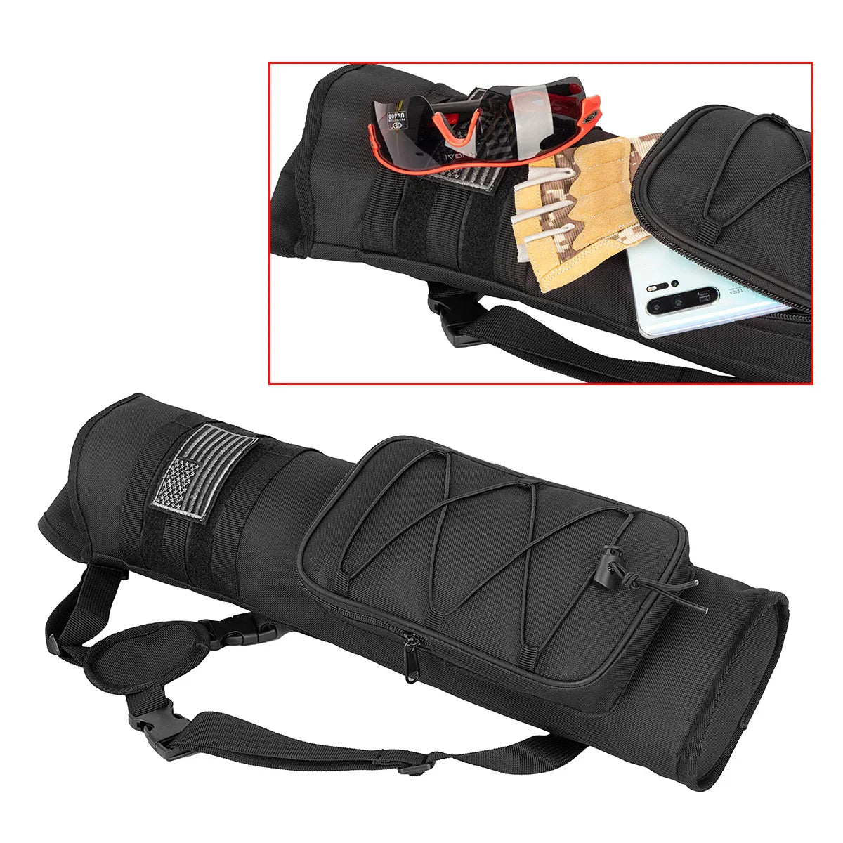 Archery Quiver Shoulder Bag — Arrow Holder for Hunting, Shooting & Target Practice