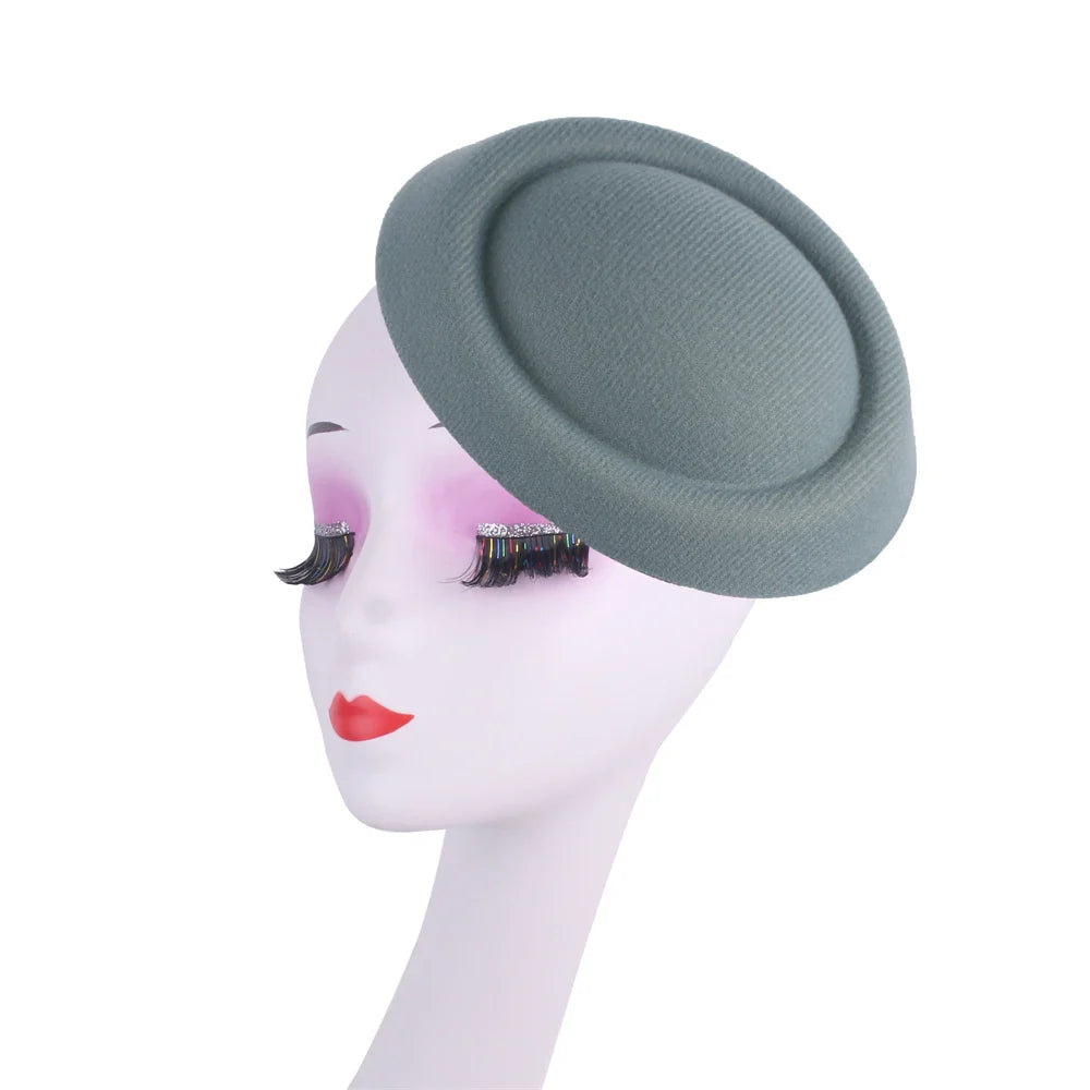 17CM Fascinator Bases for DIY Hair Accessories - Ladies' Wedding Hat, Millinery Cap for Bridal Chapeau
