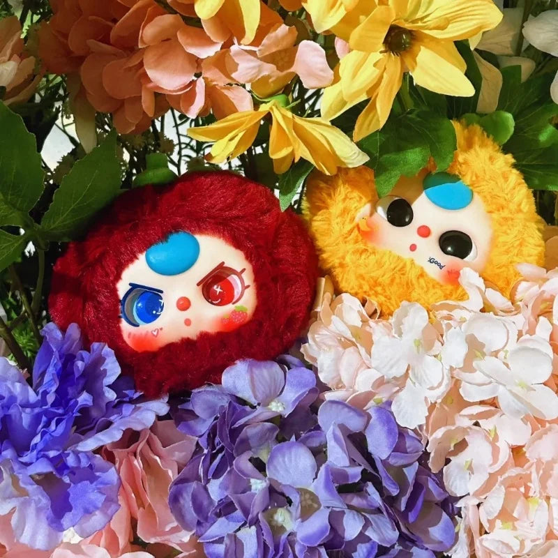Baby Three Cute Fruit Plush Mystery Box — Stuffed Doll Blind Bag Toy for Girls, Perfect Birthday Gift