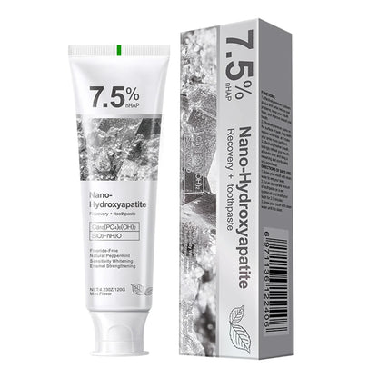 7.5% Hydroxyapatite Toothpaste – Gentle & Effective Enamel Protection for Sensitive Teeth, Fresh and Safe Formula