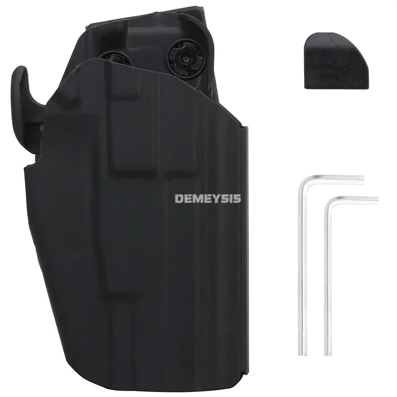Adjustable Tactical Gun Holster – Lightweight Waist Pistol Carry Case for Right/Left Hand Shooting, Hunting & Outdoor Use