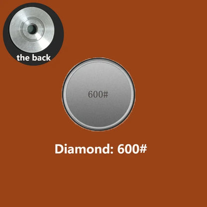 15° & 20° Rolling Diamond Knife Sharpener – Magnetic Holder with Angle Roller, Kitchen Sharpening Stone Kit