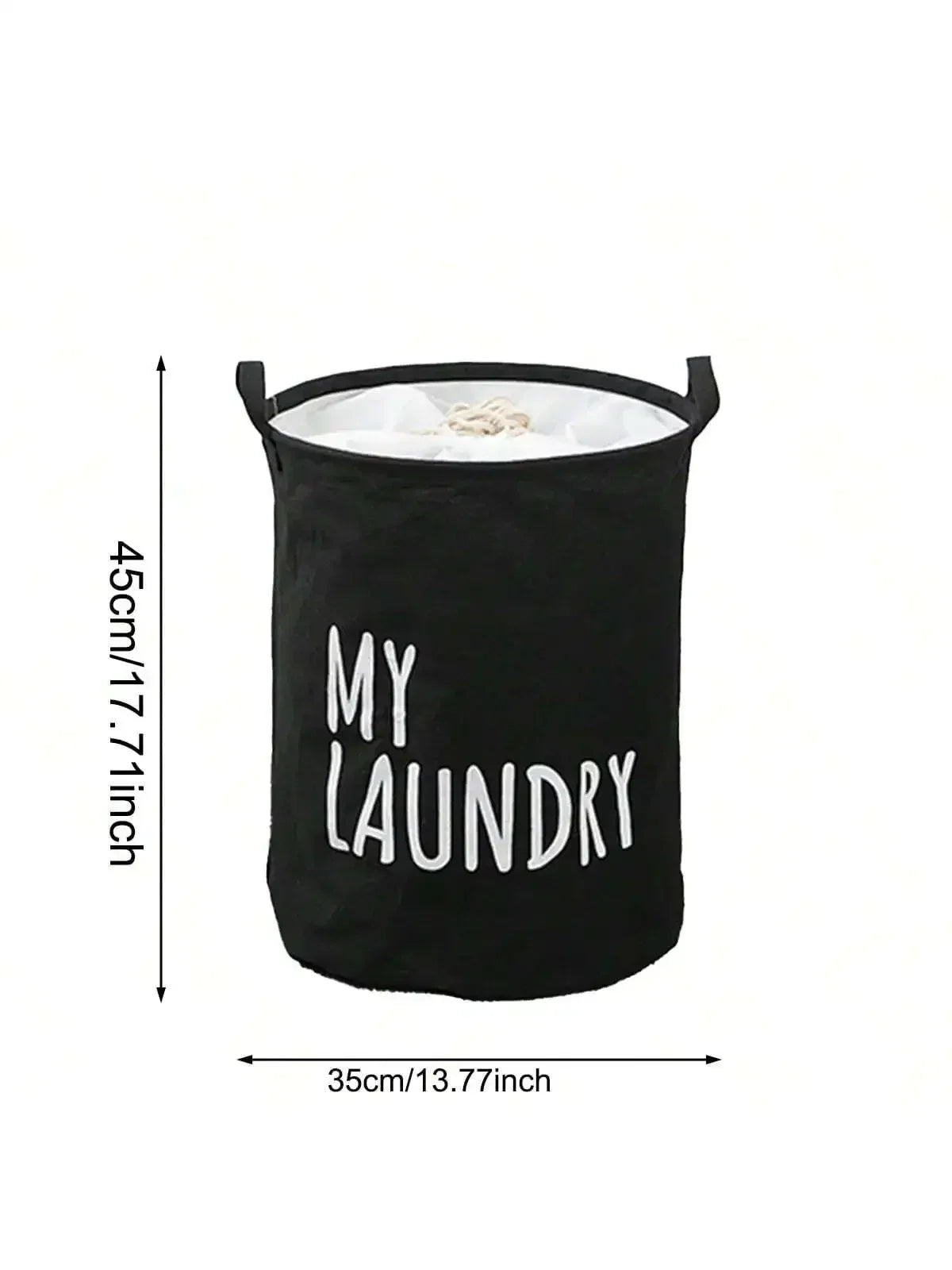 Cotton & Linen Foldable Laundry Basket — Waterproof Household Storage for Clothes, Toys, and Laundry Supplies