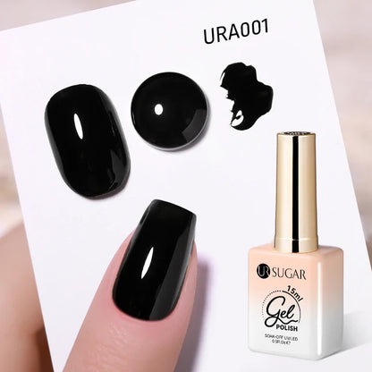 UR SUGAR 15ml Jelly Milky White Gel Polish – Translucent UV Soak Off Nail Art Varnish Semi-Permanent Fashion Nail Color
