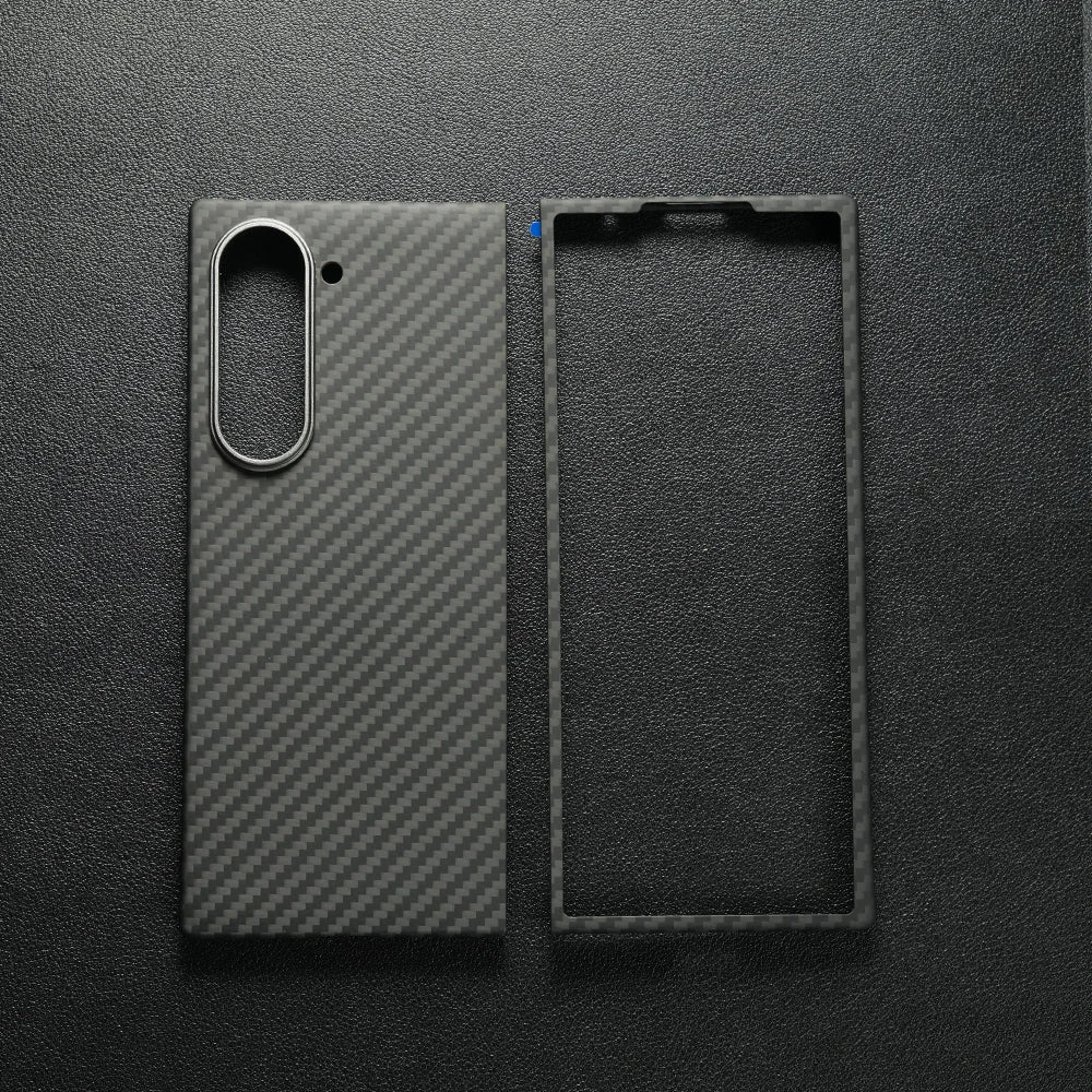 Real Aramid Carbon Fiber Magnetic Case for Samsung Galaxy Z Fold 6 – Magsafe Compatible 1500D 600D Fiber Cover