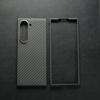 Real Aramid Carbon Fiber Magnetic Case for Samsung Galaxy Z Fold 6 – Magsafe Compatible 1500D 600D Fiber Cover