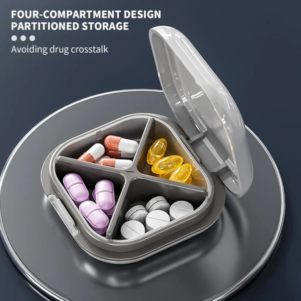 Portable Orthodontic Braces Case – Slim Mouth Guard & Denture Holder with Lid for Teeth Aligners