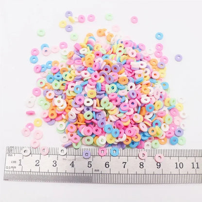 Boxi Polymer Clay Sprinkles - Star, Flower & Fruit Slice DIY Nail Art Accessories
