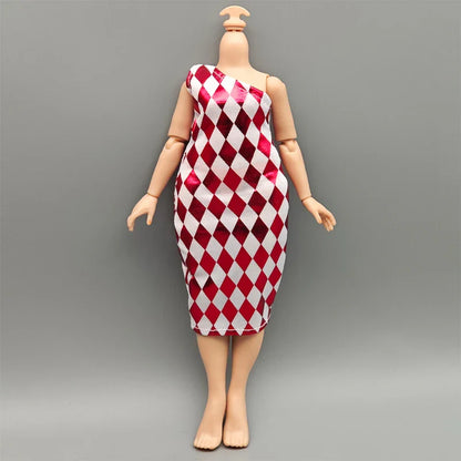 Handmade Doll Dresses & Shoes – Outfit for 28cm High School Dolls with Big Eyes & Long Eyelashes, Perfect Birthday Gift