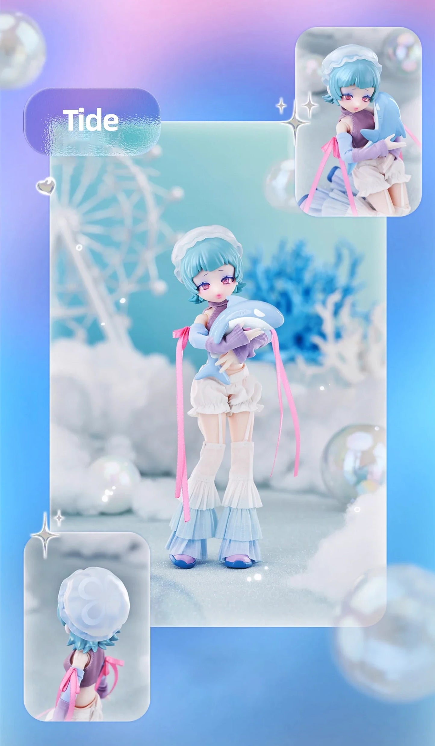 Eve Lynna Dream Park Series BJD Movable Doll – Kawaii Blind Box Anime Figurine, Trendy Surprise Toy Gift for Boys & Girls