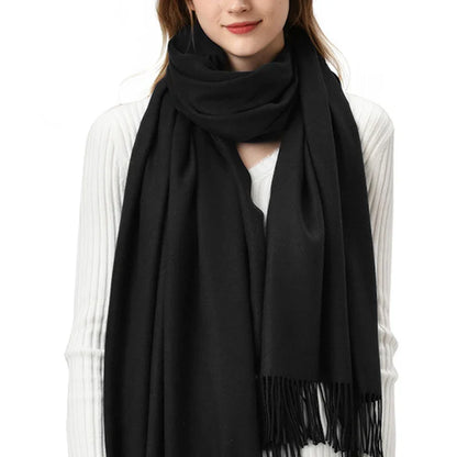 Women's Pashmina Scarf — Cashmere Feel Shawl & Wrap for Evening Dresses, Travel, Office, Winter, and Weddings