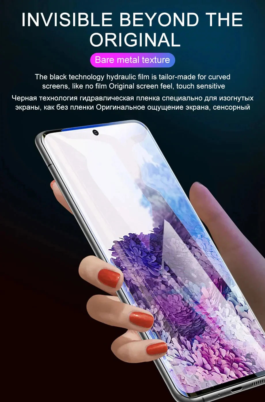 4Pcs Hydrogel Screen Protector for Samsung Galaxy S23/S22/S21/S20/S10/Ultra/Plus/FE/A14/A23/A34/A54