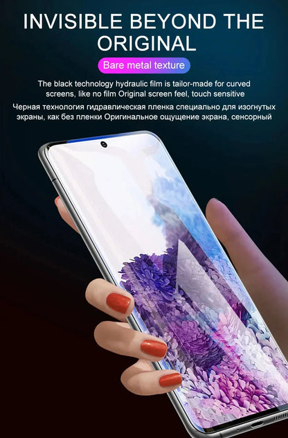 4Pcs Hydrogel Screen Protector for Samsung Galaxy S23/S22/S21/S20/S10/Ultra/Plus/FE/A14/A23/A34/A54