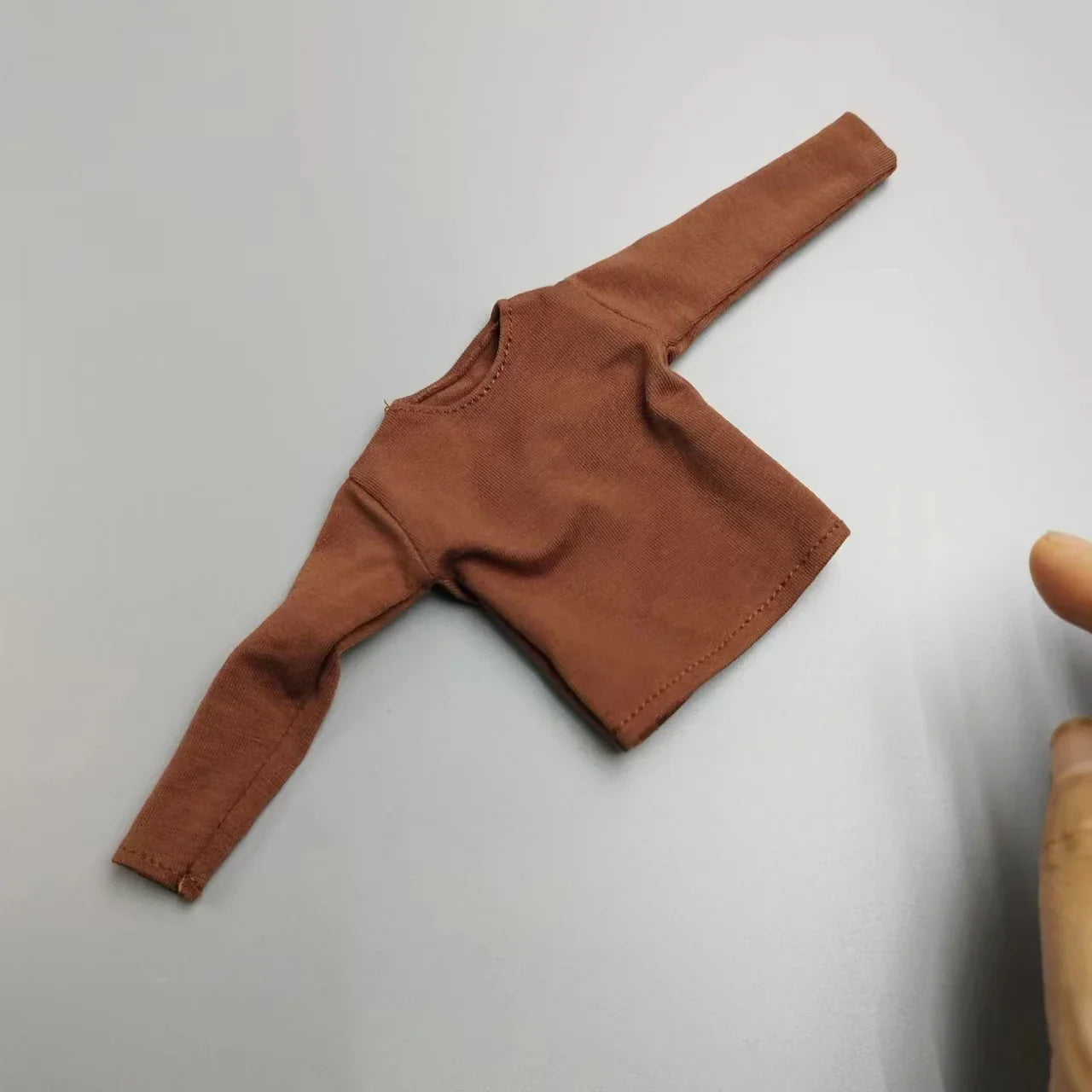 1/6 Scale Black T-Shirt for 12" (30cm) Action Figures — Male & Female DIY Model Accessories