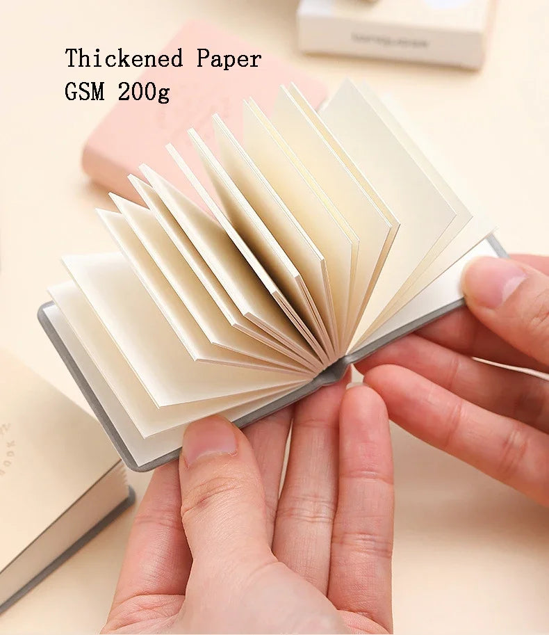 3Pcs Mini Square Watercolor Sketchbook Set – Thick Paper Drawing & Painting Books for Art & Relaxation