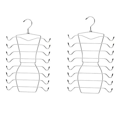 Multi-Layer Clothes Hanger – 1/2/3 Pack Folding Underwear, Bra & Trouser Storage Rack, Trace-Free Design