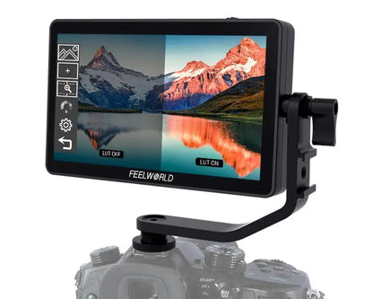 FEELWORLD F6 PLUS V2 6" DSLR Camera Field Monitor – 3D LUT, Touchscreen IPS, 1920x1080 FHD, 4K Support, Focus Assist