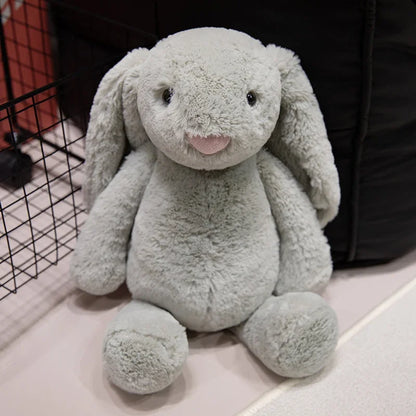 Kawaii Long-Ear Rabbit Plush Toy — Stuffed Bunny Doll for Kids & Babies