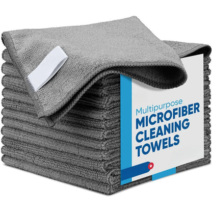 Thickened Microfiber Cleaning Cloths – Lint-Free Reusable Absorbent Towels for Car, Window & Home Cleaning