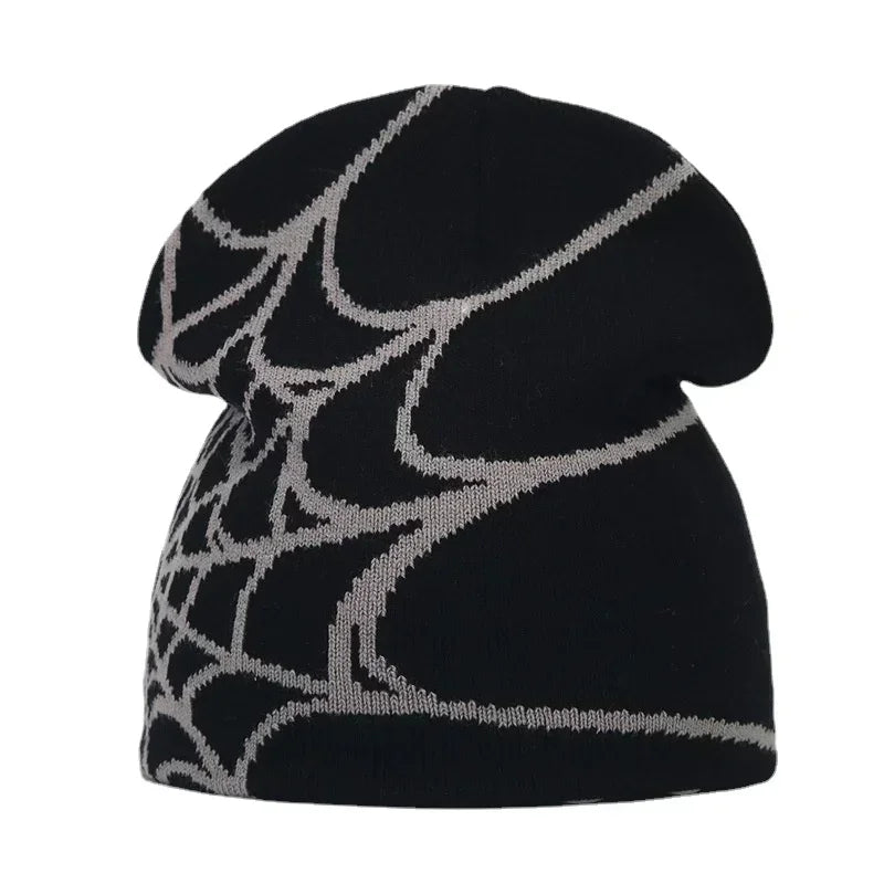 Y2K Letter Knitted Beanie Cap – Unisex Winter Autumn Warm Ski Skullcap, Hip Hop Streetwear Ear Cover Hat for Men & Women