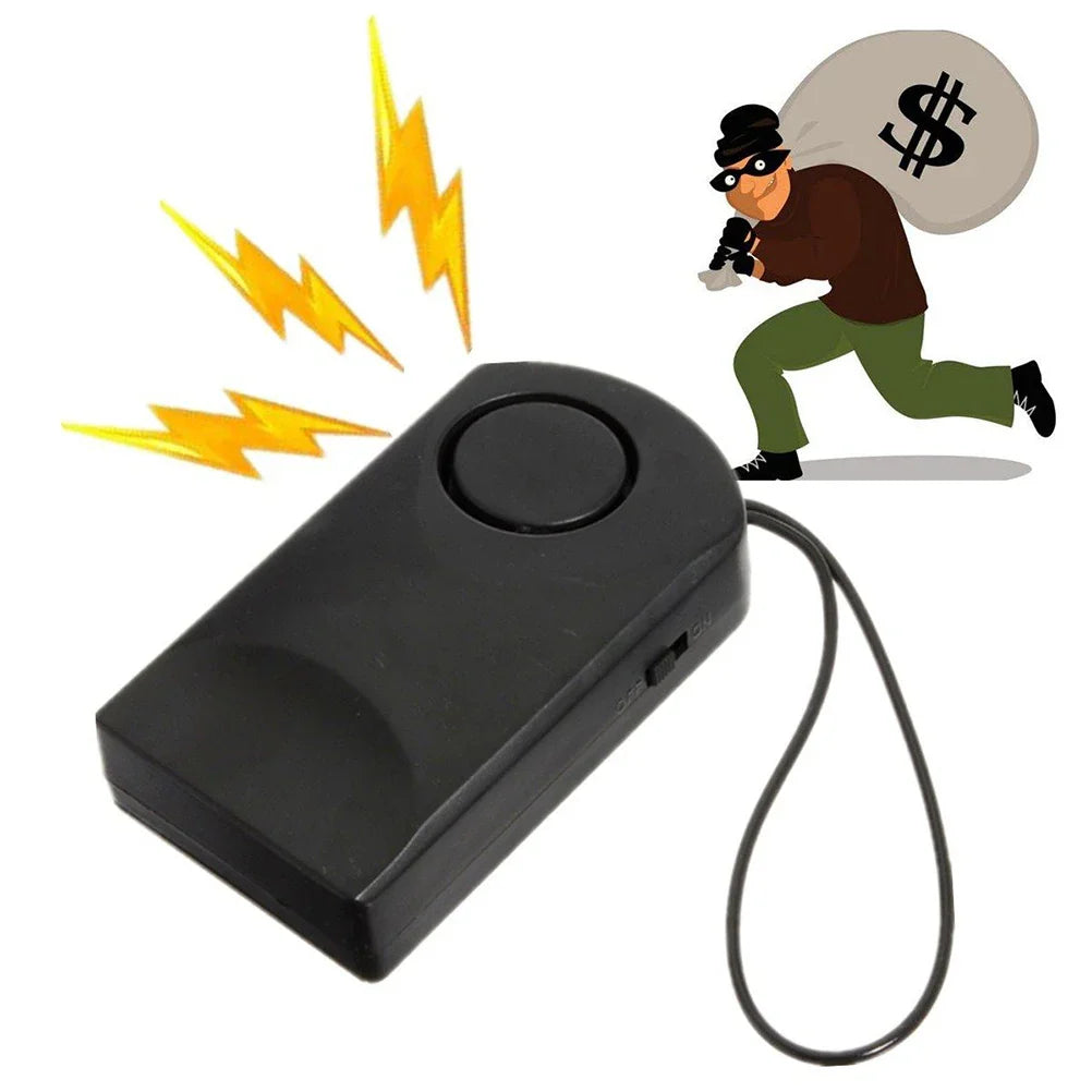Portable 120dB Wireless Touch Sensor Security Alarm – Loud Door Knob Entry Alert for Anti-Theft, Hotel & Travel Safety