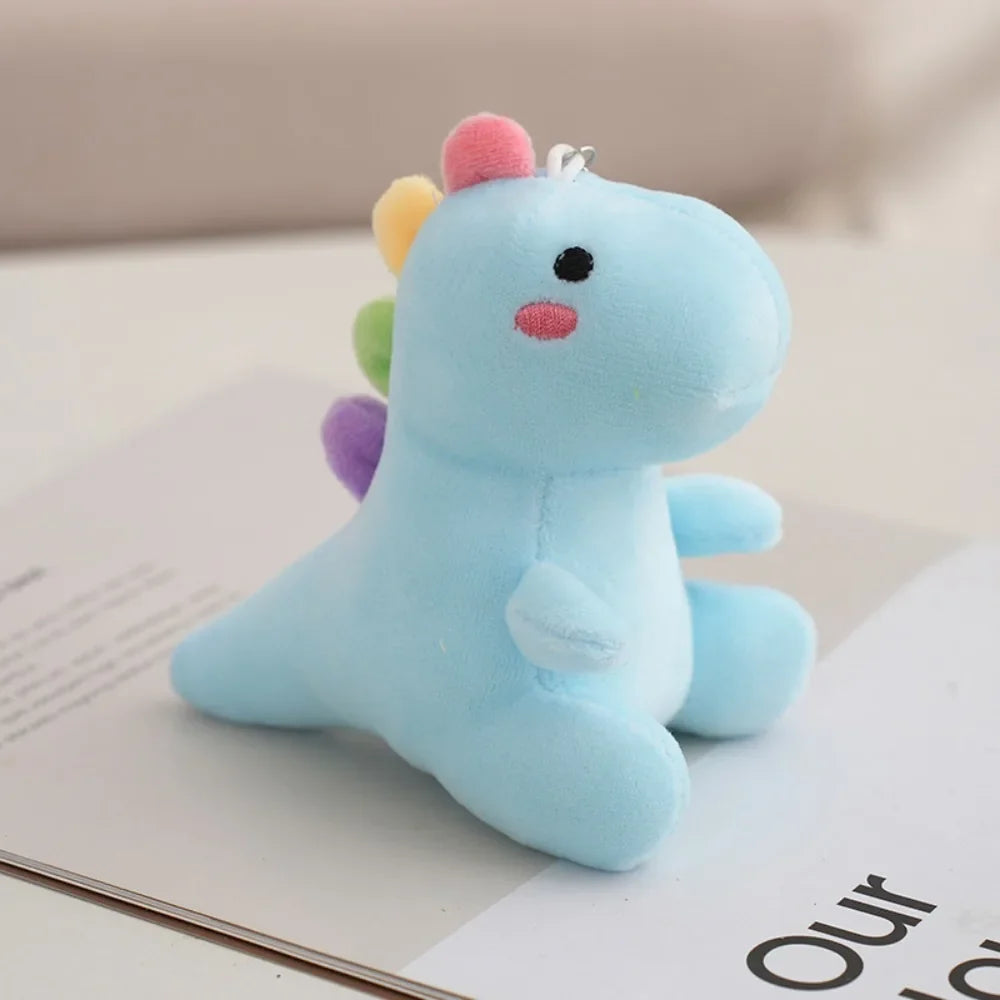 Cute Dinosaur Plush Keychain - Soft Bag Charm, Dinosaur Pendant Toy & Birthday Gift Accessory