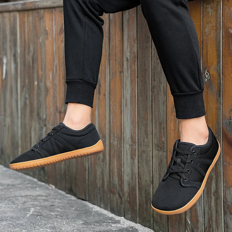 Men's Wide Fit Barefoot Sneakers – Minimalist Zero Drop Cross Trainers with Wide Toe Box for Relaxed, Natural Movement