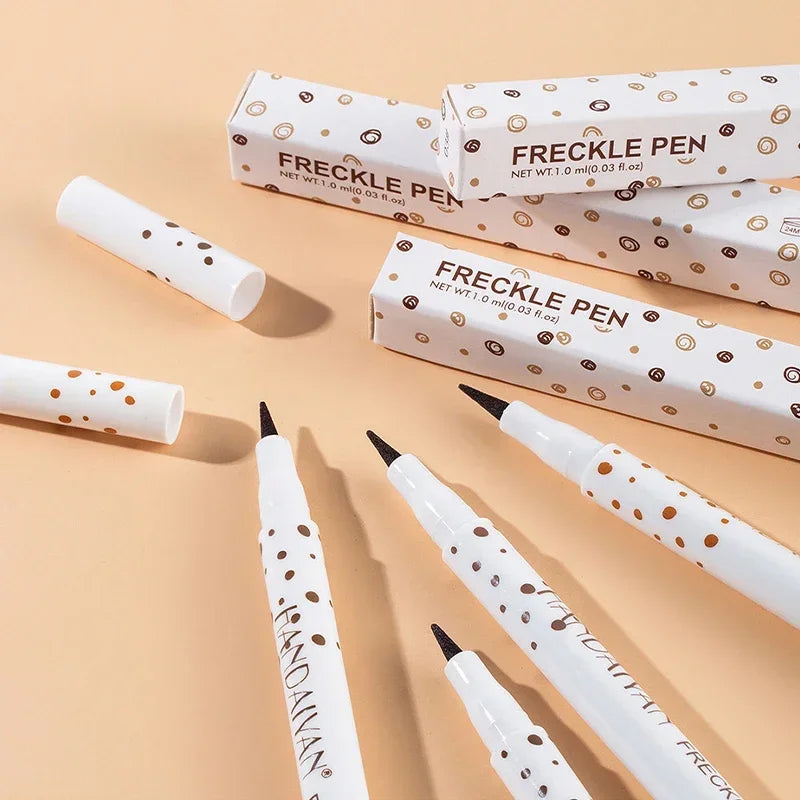 Face Fake Freckles Pen – Natural Waterproof Lifelike Dot Spot Makeup Tool for Long-Lasting Look