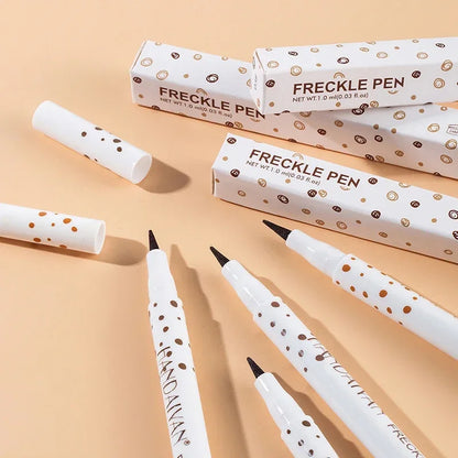 Face Fake Freckles Pen – Natural Waterproof Lifelike Dot Spot Makeup Tool for Long-Lasting Look