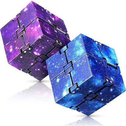 Infinity Cube Fidget Toy – Flip, Antistress, ADHD & Autism Toy for Kids, Magic Finger Puzzle