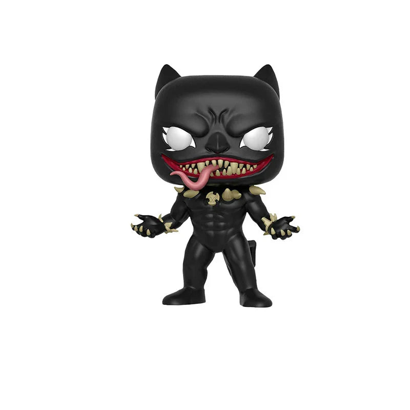 Anime PopStyle VENOMIZED Black Panther #370 – Vinyl Action Figure Collectible Toy, Christmas Gift for Kids
