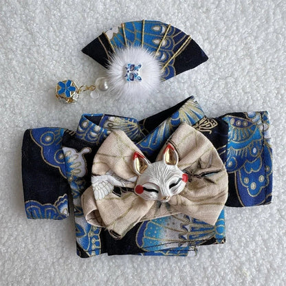 17cm Labubu V1-V3 Doll Clothes – Traditional Kimono Outfit Accessories, Fashion Gift