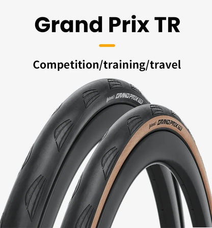 Continental Grand Prix Road Bicycle Tire – 700C Folding Clincher, Tubeless & Tube Options