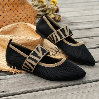Women's Ballet Flats – Elegant Low Heel Sneakers with Pointed Toe by Socofy, Comfortable Casual Shoes on Sale