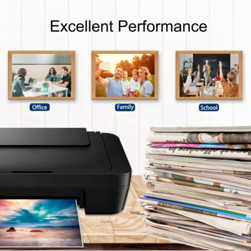 NineLeaf 67XL Ink Cartridge Black & Tri-Color Compatible for HP 67/67XL – DeskJet 1255, 2722, 2732, 2742e & DeskJet Plus 4140, 4152, 4155, 4158 Printers