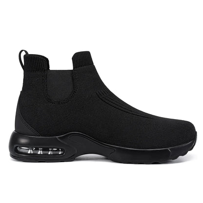 LARNMERN Steel Toe Water Resistant Work Boots for Men & Women Non-Slip Safety Sneakers Slip-On with Air Cushion