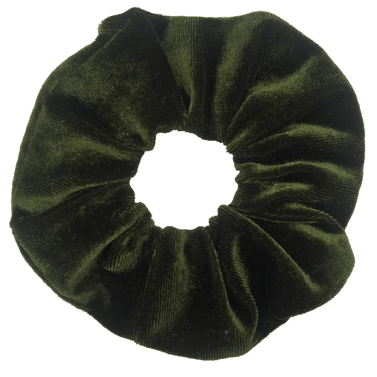 10/6/1Pcs Velvet Hair Scrunchies Set for Women – Solid Color Elastic Ponytail Hair Bands & Headband Accessories (Black Pack)