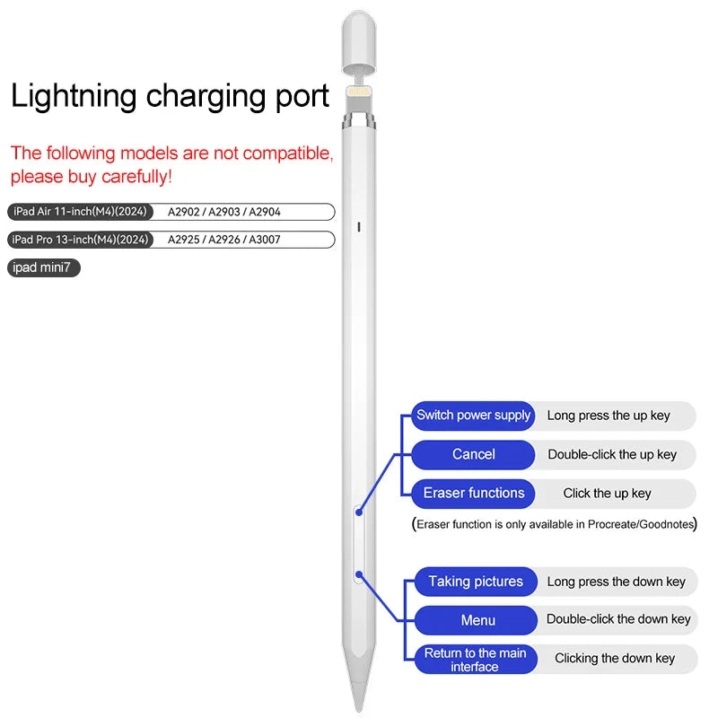 Special Stylus Pen for iPad – Professional Touch Screen Apple Pencil Accessory