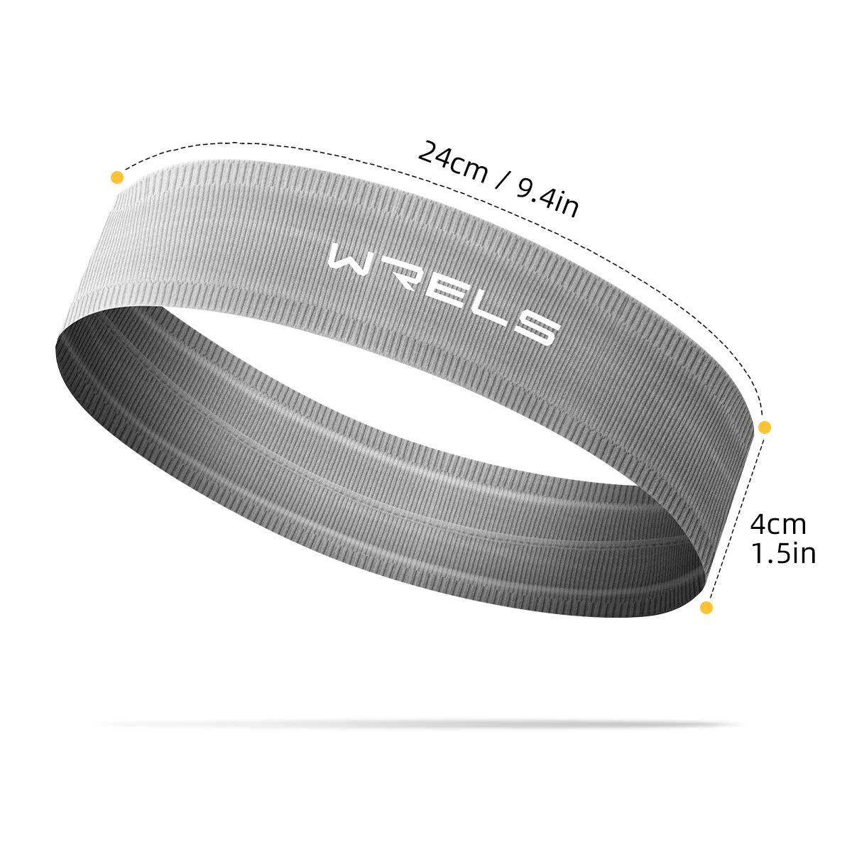 Quick-Dry Sports Headband Anti-Slip Sweatband for Men & Women – Lightweight Yoga, Running, Fitness & Workout Hair Band