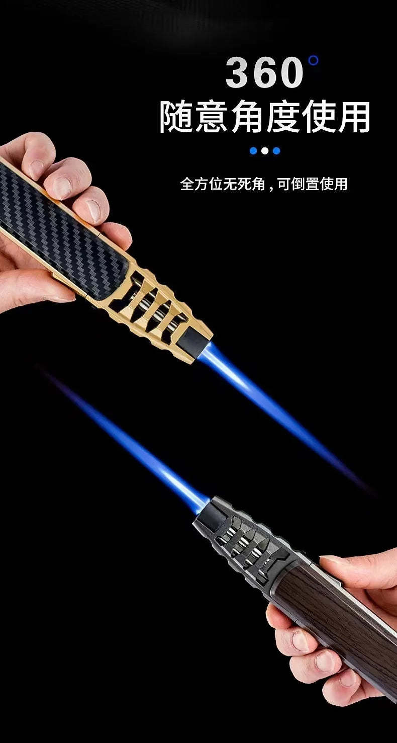 New JOBON Windproof Pen Jet Butane Lighter — Metal Airbrush Torch for Cigar, BBQ & Kitchen