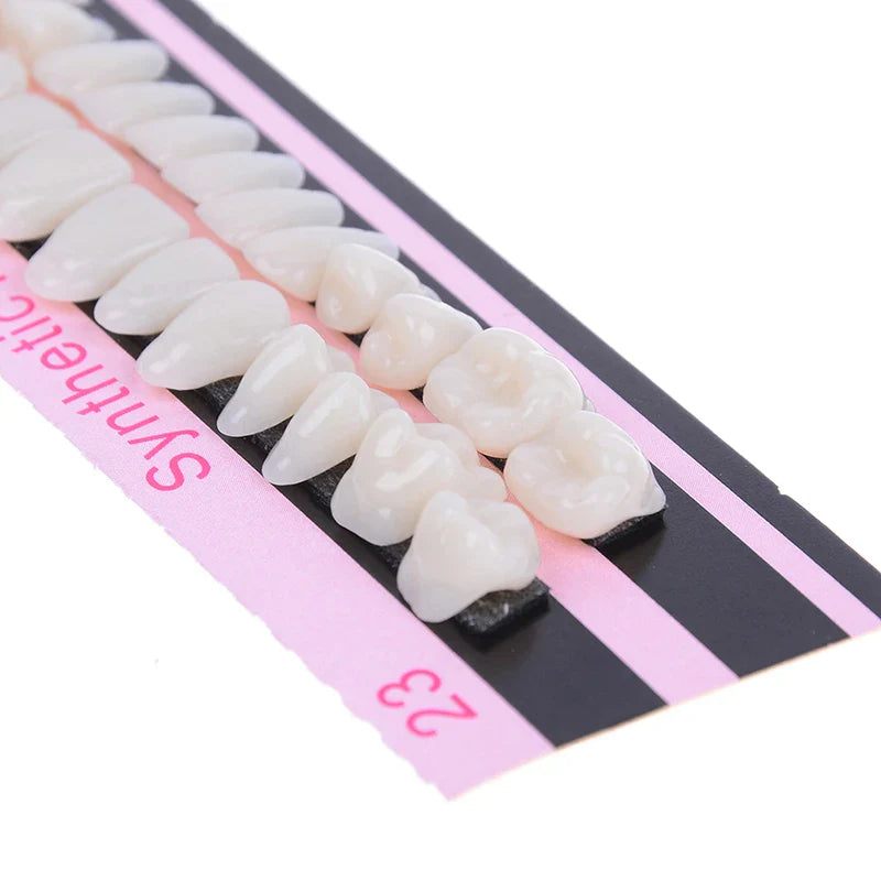 Ultra-Thin Resin Dental Veneers — Temporary Upper & Lower Teeth Whitening Veneer, Shade A2 (#23)