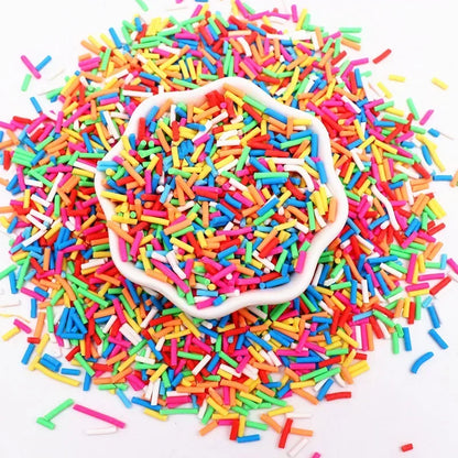 Boxi Polymer Clay Sprinkles - Star, Flower & Fruit Slice DIY Nail Art Accessories