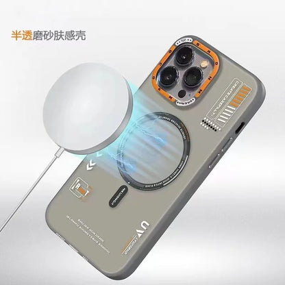 Matte Magnetic iPhone Case - MagSafe Wireless Charging & Frosted Metal Lens Protection