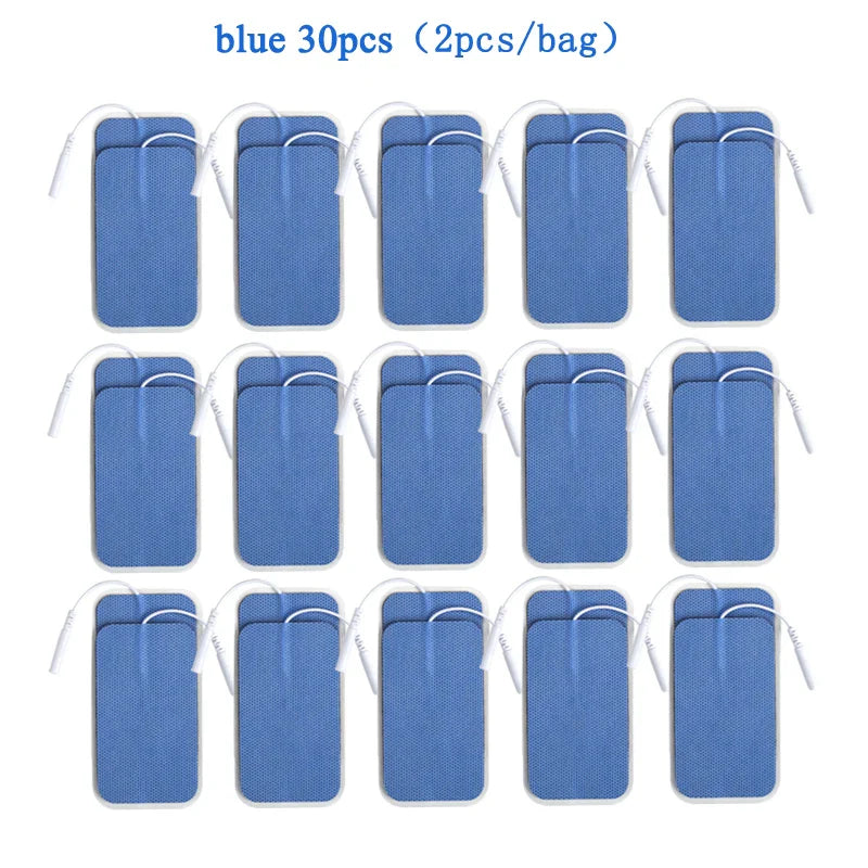 5×9cm Non-Woven Electrode Pads – 2mm Plug for TENS Muscle Stimulator & Acupuncture Machine, Gel Patch Accessories