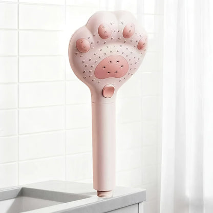 High Pressure Cat Paw Shower Head - 3-Mode Adjustable Filter Water-Saving Bathroom Faucet