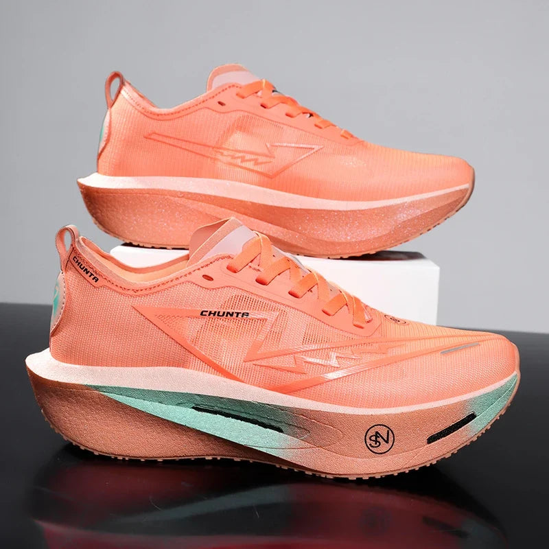 Carbon Plate Marathon Running Shoes - Lightweight Breathable Athletic Sneakers for Men & Women