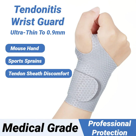Adjustable Ultra-Thin Wrist Strap — Breathable Support for Sprains, Pain Relief, Gym Exercise, Arthritis & Carpal Tunnel